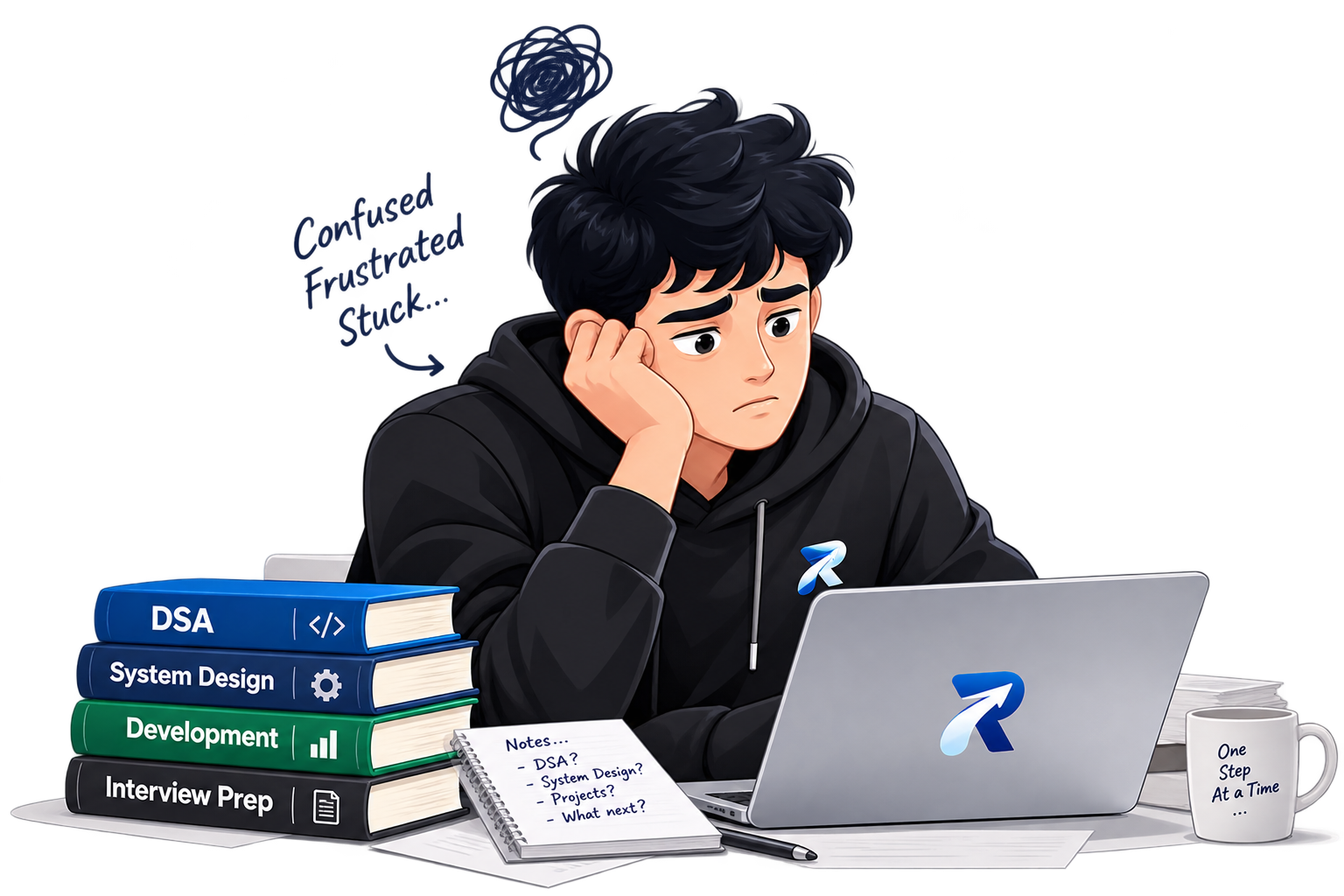 Confused student